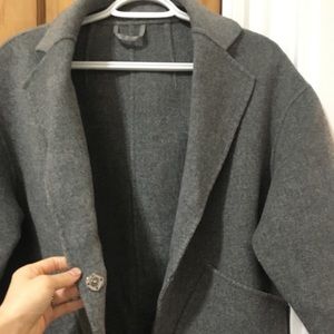Winter wool blend pea coat